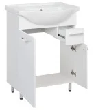 Cabinet with sink Astor, White gloss, 65 cm order